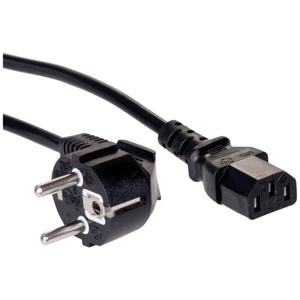 Akyga AK-PC-01C Hohe qualität stromkabel, 1,8m für PC, Drucker, Bildschirme schwarz Zwart 1,5 m CEE7/7 IEC C13