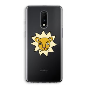 Kleine leeuw: OnePlus 7 Transparant Hoesje