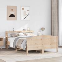 Bedframe zonder matras massief grenenhout 150x200 cm