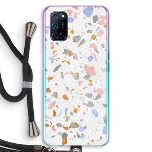 Terrazzo N°8: Oppo A52 Transparant Hoesje met koord