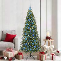 Kerstbal Set met 300 LED 120 pcs Blauw Kunststof