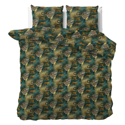 Dekbedovertrek Golden Tiger Dieren 200x200 Cm Sleeptime Classy - Dekbed-Discounter.nl