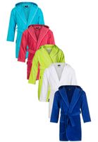 Kinderbadjas in diversen kleuren-kobaltblauw-2-4 jaar Kinderbadjas in diversen kleuren-kobaltblauw-2-4 jaar