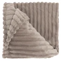 Unique Living plaid lex 200x150cm taupe Unique Living plaid lex 200x150cm taupe