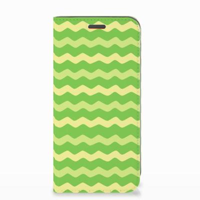 Motorola Moto E5 Play | Hoesje met Magneet | Waves Green