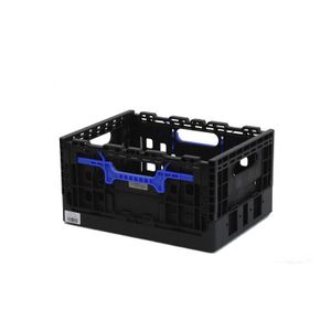 Smart Crate  Zwart met Blauwe Handgrepen