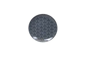 Ontbijtbord Nippon Black - Tokyo Design Studio - Stippen Design - 20.6 x 2.2 cm