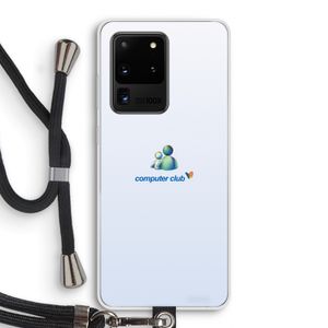 MSN: Samsung Galaxy S20 Ultra Transparant Hoesje met koord