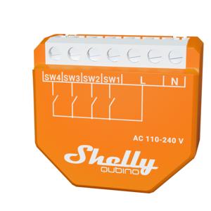 Shelly Qubino Wave i4 Slimme schakelaar Oranje