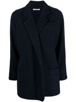 Dusan herringbone-pattern cashmere blazer - Bleu