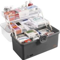 Ruhhy Medicijnendoos - 22 x 32 x 19 cm - organizer - cosmetica - overzichtelijk - drogisterij