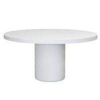 Giga Meubel - Eettafel Rond Wit 150cm - Eco Composiet - Eden - thumbnail