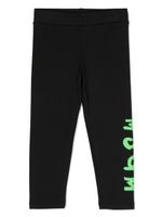 MSGM Kids legging en jersey à logo imprimé - Noir - thumbnail