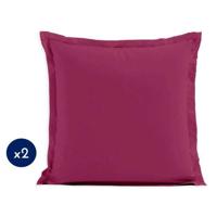 Set van 2 kussenslopen - LOVELY HOME - LH71604 - 73 x 73 cm - Fuchsia