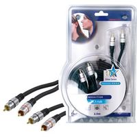 HQ, Hoge Kwaliteit Stereo RCA Aansluitkabel 2,5m