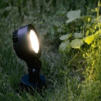 Grondspot zwart &apos;Largo&apos; 3W led lamp spike modern richtbaar