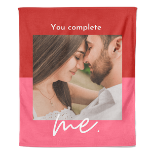 Valentijn Fleecedeken You Complete Me - Pillow Buddies