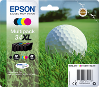 Epson Golf ball Multipack 4-colours 34XL DURABrite Ultra Ink - thumbnail