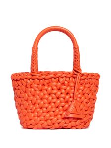 Alanui petit sac cabas Icon en cuir - Orange