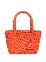 Alanui petit sac cabas Icon en cuir - Orange