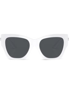 Versace Eyewear lunettes de soleil à monture papillon - Blanc