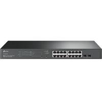 TP-Link TL-SG2218P netwerk-switch L2/L2+ Gigabit Ethernet (10/100/1000) Power over Ethernet (PoE) 1U Zwart - thumbnail