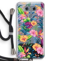 Tropisch 2: LG G6 Transparant Hoesje met koord