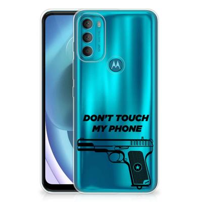 Motorola Moto G71 5G Silicone-hoesje Pistol DTMP Motorola Moto G71 5G Silicone-hoesje Pistol DTMP