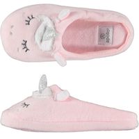 Meisjes instap slippers/pantoffels eenhoorn roze maat 35-36 Meisjes instap slippers/pantoffels eenhoorn roze maat 35-36