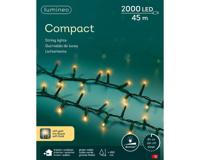 LED compact rice lights 2000 lamps soft gold