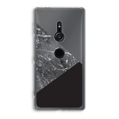 Combinatie marmer: Sony Xperia XZ2 Transparant Hoesje