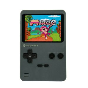 Mini Retro Spelcomputer
                 - Grijs - 2.8 Inch Scherm - 240 Spellen