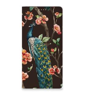 Xiaomi Redmi Note 13 5G Hoesje maken Pauw met Bloemen