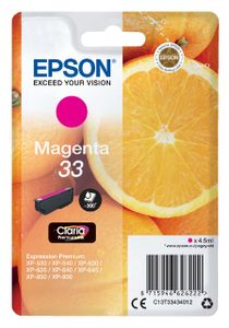 Inktcartridge Epson 33 T3343 rood