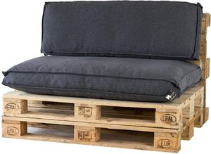 In the Mood Palletkussenset Mick/Pepper Antraciet - set van 2