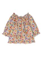 Il Gufo blouse en coton à fleurs - Jaune