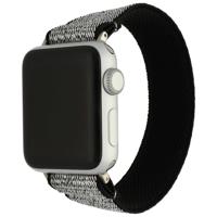 Apple Watch Nylon Geweven Band - Zilver - 44, 45, 46 & 49mm - ML