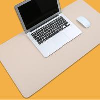 Multifunctionele Business PVC lederen muismat toetsenbord pad tabel mat computer bureau mat grootte: 80 x 40cm (abrikoos)