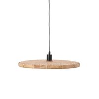 Light & Living - Hanglamp Paloma - 50x50x3.5 - Bruin