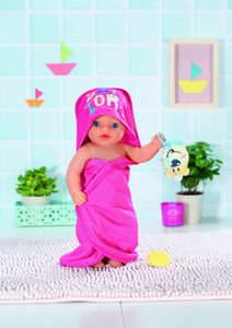 ZAPF Creation BABY born - Bath Hooded Towel Set Badset voor poppen poppen accessoires