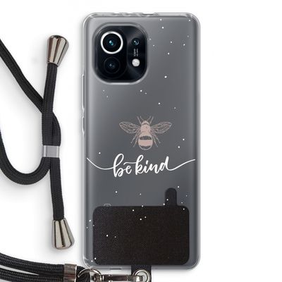 Be(e) kind: Xiaomi Mi 11 Transparant Hoesje met koord