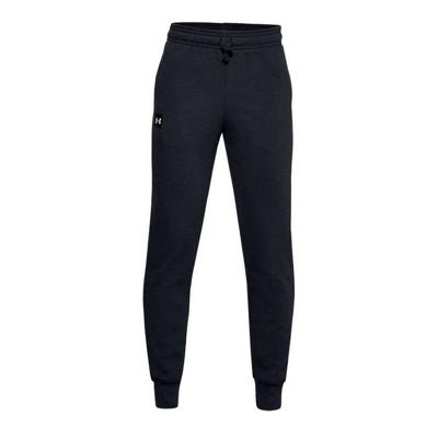 Broeken voor Volwassenen Under Armour Rival Fleece Zwart Mannen Maat 8 Jaar