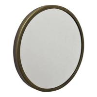 LOFT42 Mirror Spiegel Rond L Antiek Messing - Metaal - Ø45