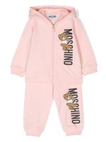 Moschino Kids survêtement à logo imprimé - Rose