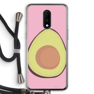 Avocado: OnePlus 7 Transparant Hoesje met koord