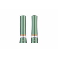 Buccan - Elektrische Peper en zoutmolen - Groen Rose - 2 stuks - thumbnail