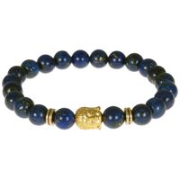 Memphis kralen armband Blue Lapis Lazuli Buddha