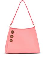 Balmain sac porté épaule Emblem en cuir - Rose - thumbnail