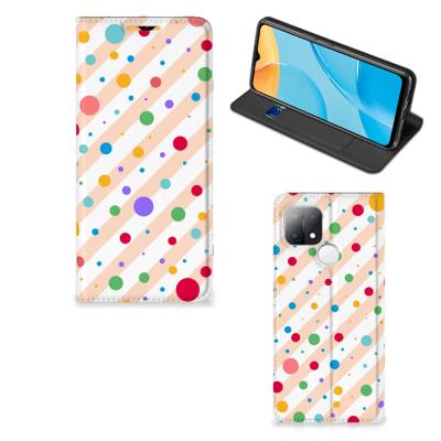 OPPO A15 | Hoesje met Magneet | Dots