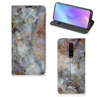 Xiaomi Redmi K20 Pro | Standcase | Marmer Grijs